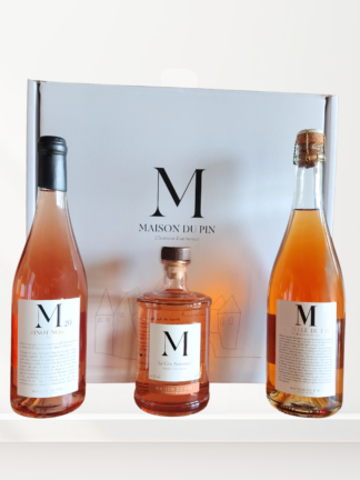 Coffret 3 bouteilles "Rose"